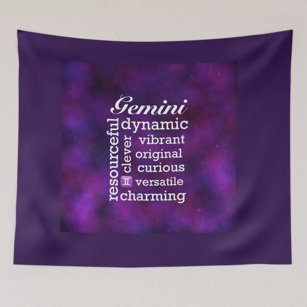 Item preview, Gemini zodiac sign character traits designed and sold by Peace502.