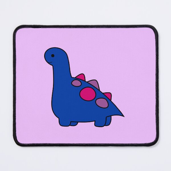 Item preview, Bisexual flag dino designed and sold by bookwoof.