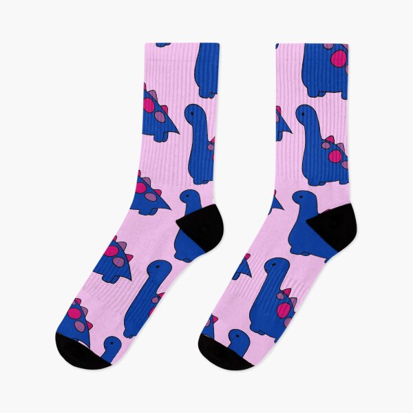 Item preview, Bisexual flag dino designed and sold by bookwoof.