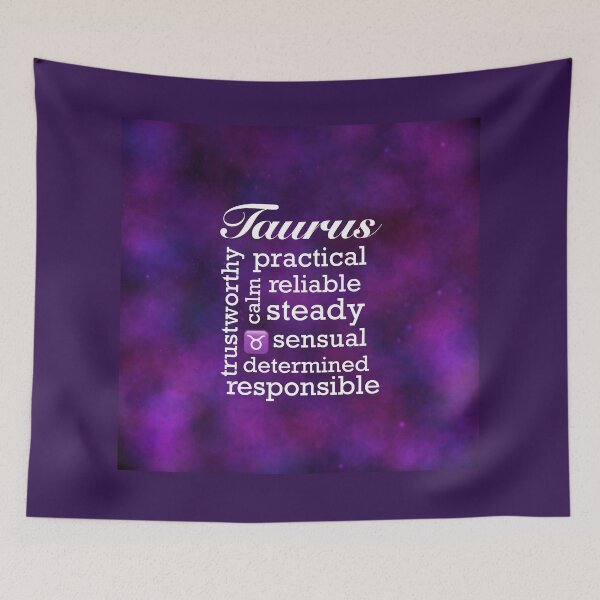 Item preview, Taurus zodiac sign character traits designed and sold by Peace502.