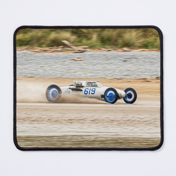 Item preview, 2023 VHRA Vintage Hot Rod 619: Captivating Photo of Classic Car Racing on the Iconic Pendine Sands of Pembrokshire, Wales designed and sold by stevehuggett.