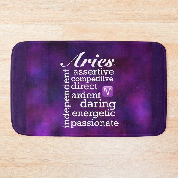 Item preview, Aries zodiac sign character traits designed and sold by Peace502.