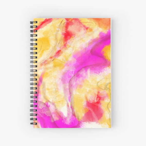 Item preview, Yellow and Pink handmade Abstract designed and sold by AlmosFrostedArt.