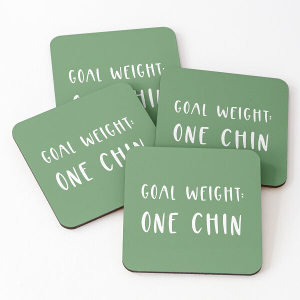 Item preview, Goal Weight One Chin funny fitness weight loss sarcasm 		 designed and sold by exmtbulkuwi22.