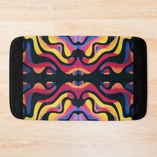 Item preview, Trippy Colorful Blobs - Large Symmetrical Abstract Expressionism Painting designed and sold by Lucidesigns.