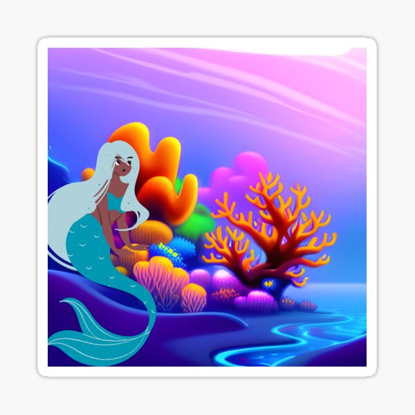 Little Mermaid 2023 Adult Stickers sold by Tired Clinician