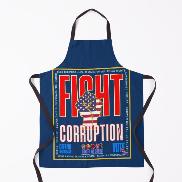 Item preview, PMD00934 Progressive Movement Designs patriotic American fight corruption design shows you support democracy progressive goals for Progressives Democrats Independents Liberals designed and sold by ProgressiveLeft.