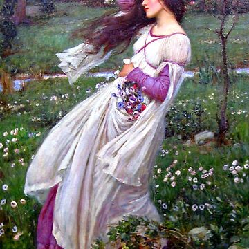 Aperçu de l'œuvre Windflowers - John William Waterhouse de forgottenbeauty