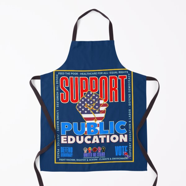 Item preview, PMD00936 Progressive Movement Designs patriotic American Support Public Education design shows you support democracy progressive goals for Progressives Democrats Independents Liberals designed and sold by ProgressiveLeft.