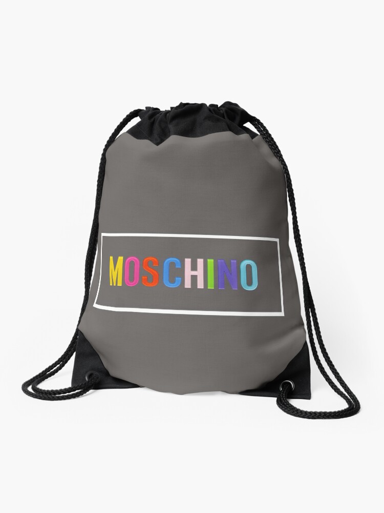 moschino drawstring bag