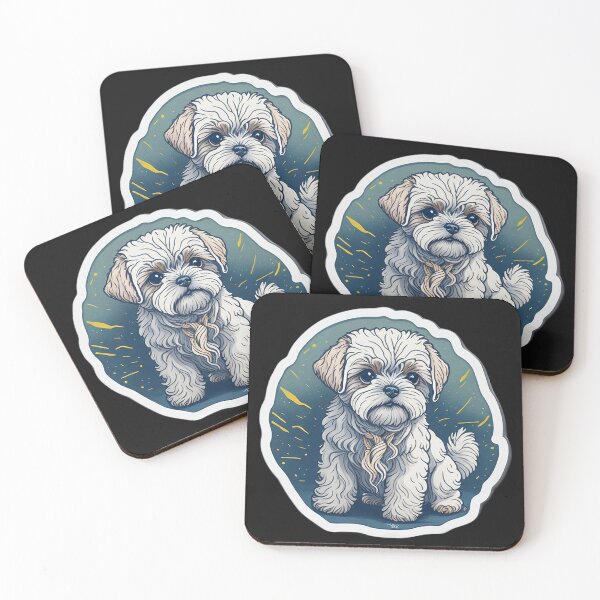 Item preview, Maltese (Sticker and Print Out) designed and sold by Sir Elgin Ortiz.