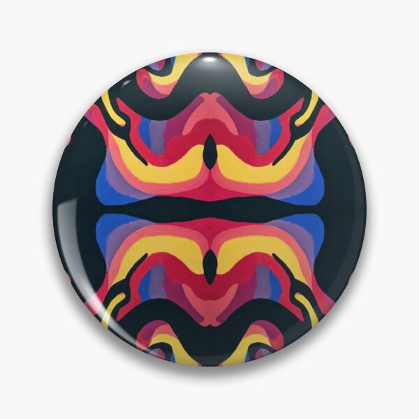 Item preview, Copy of Trippy Colorful Blobs - Large Symmetrical Abstract Expressionism Painting designed and sold by Lucidesigns.