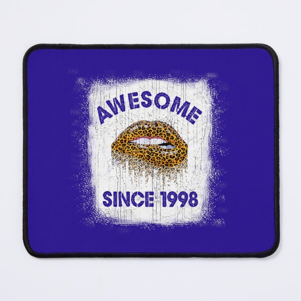 Item preview, 24 Years Old Birthday Awesome Since 1998 Leopard Lip 	 		 designed and sold by qpwjppdrijq87.