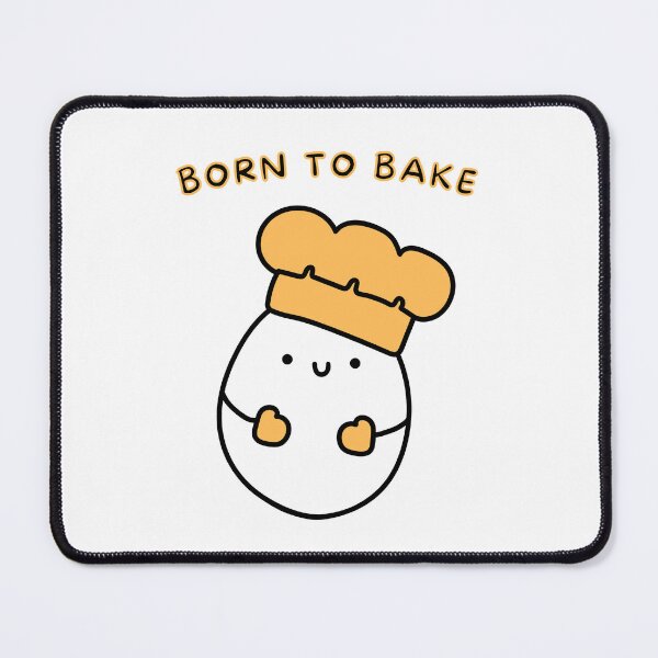 Item preview, Baking Dark Humor "Born to Bake" Egg designed and sold by GoblinBoutique.