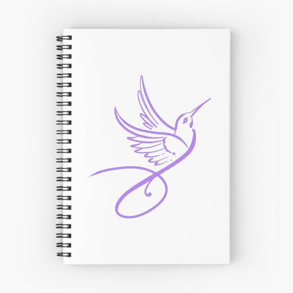 Item preview, colibrí morado designed and sold by CuteTattoo.