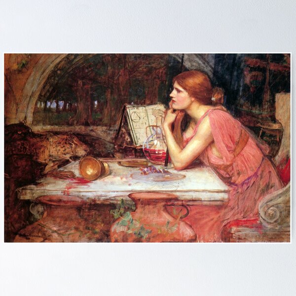 Item preview, The Sorceress - John William Waterhouse  designed and sold by forgottenbeauty.
