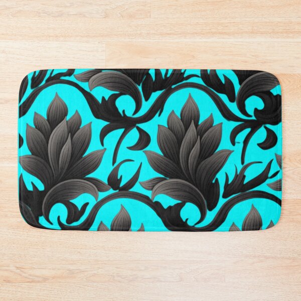 Item preview, Black flowers pattern designed and sold by DarkFablecation.