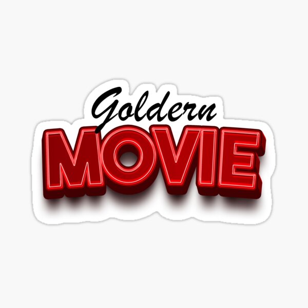 Goldern Movie Sticker