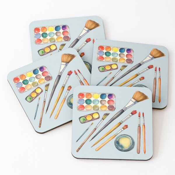 Item preview, Watercolor Supplies designed and sold by taniasofia.