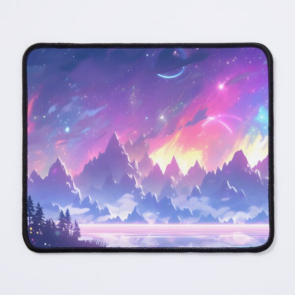 Artikelvorschau, Cosmic Peaks: Galaxy-Inspired Mountain Landscape entworfen und verkauft von Cosmic-Canvases.