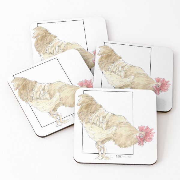 Item preview, Tan Rooster Poster designed and sold by Littleviews.