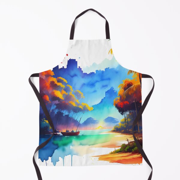 Item preview, Tropical Island Paradise in Watercolor designed and sold by Erika V..