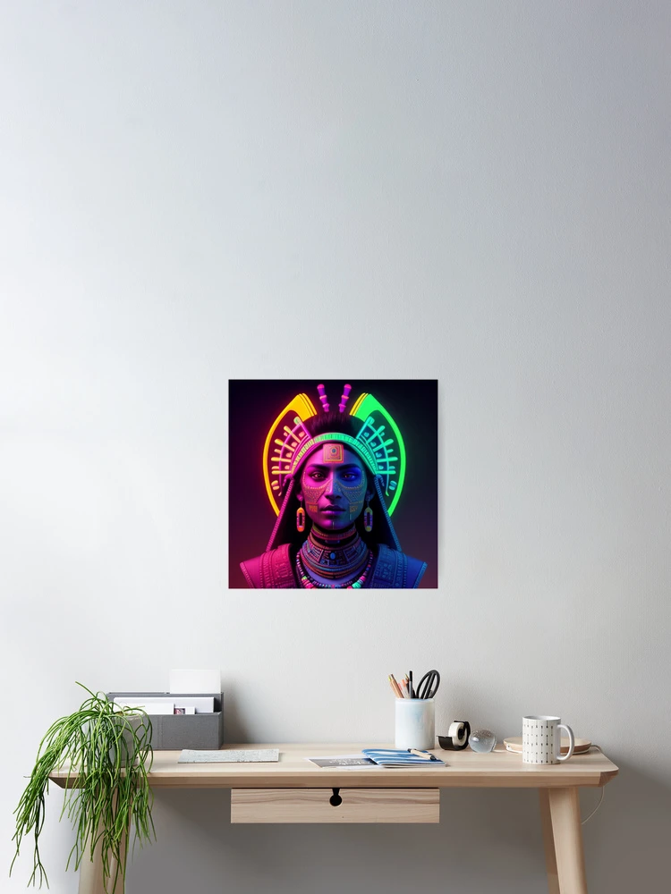 Thumbnail 2 of 3, Poster, Aztec designed and sold by Roxburylane.