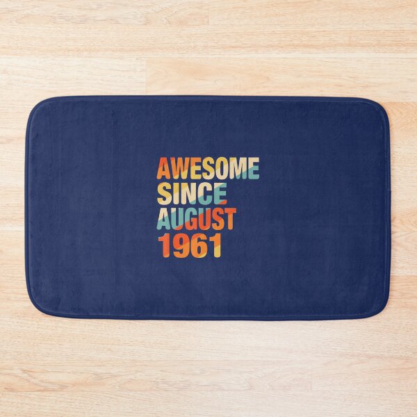Item preview, Vintage 61st Birthday Awesome Since August 1961 61 Years Old 	 	 designed and sold by xdmkomzqg22.