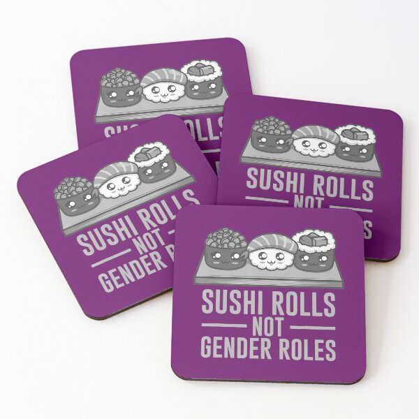 Item preview, Funny Sushi Rolls Not Gender Roles 	 For 	 Feminists 		 designed and sold by smtbnjgjgg70.