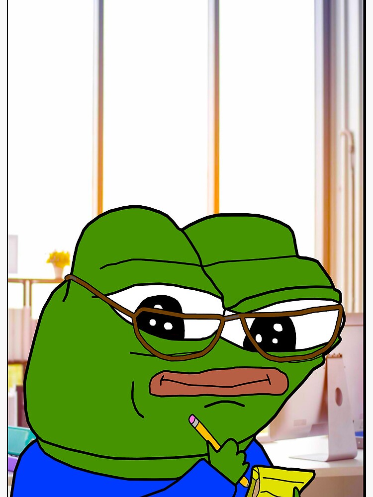 Accountant Pepe With Glasses
