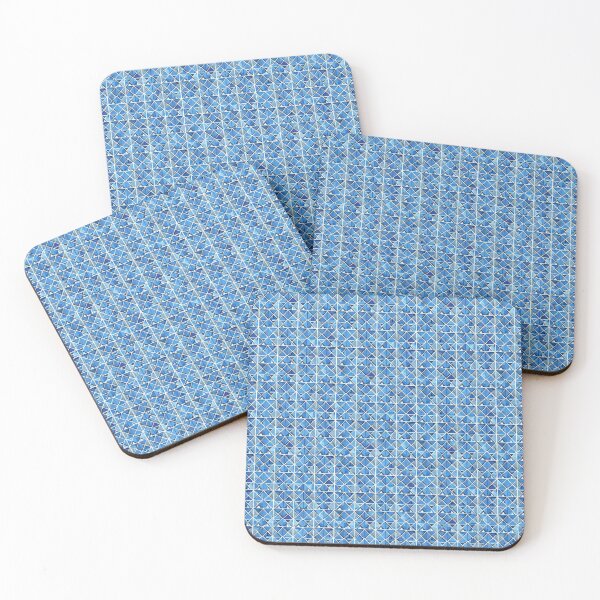 Item preview, Blue and white diamond pattern designed and sold by melridger.