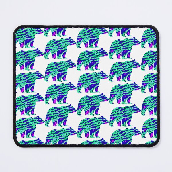 Item preview, Pretty Fern Wild Bear image in watercolour designed and sold by WallabyJelly.