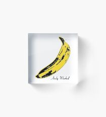 Andy Warhol Banana Velvet Underground Acrylic Block
