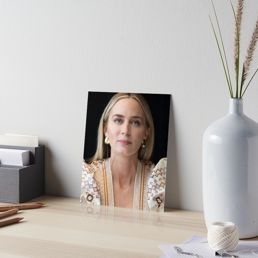 "Emily Blunt" Art Board Print for Sale by MEZZALAESSAM | Redbubble