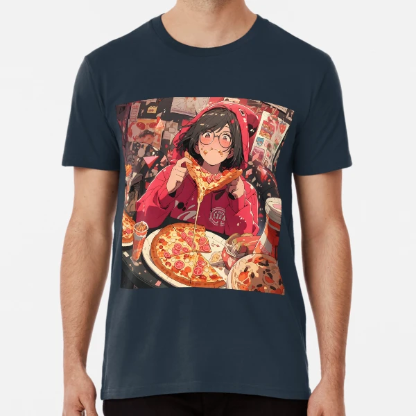 Ahegao pizza shirt online