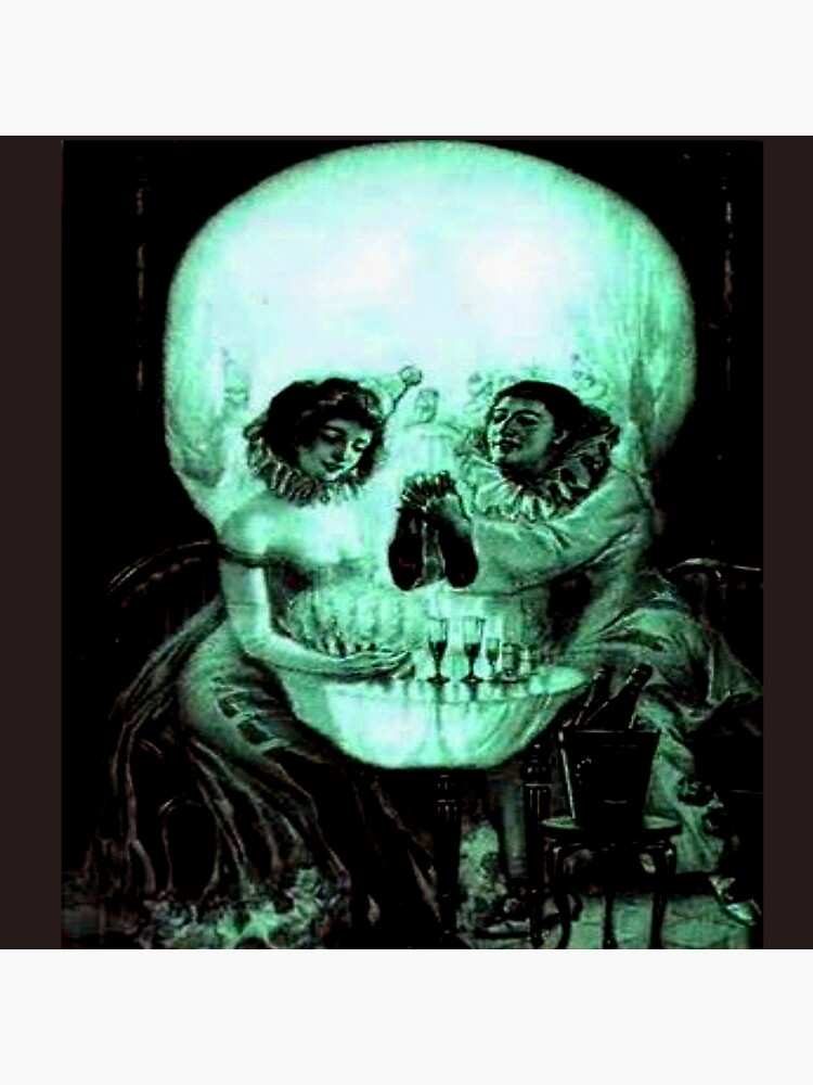 salvador dali gothic skull