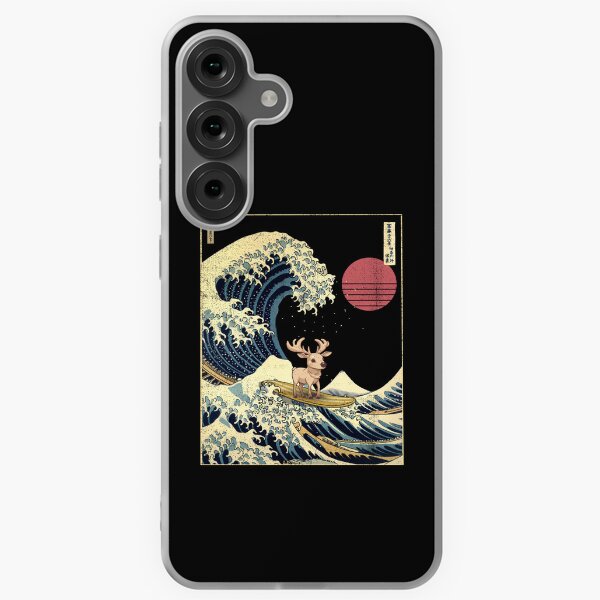 Item preview, Reindeer Kanagawa Japanese Surfing Wave designed and sold by rafaeltto.