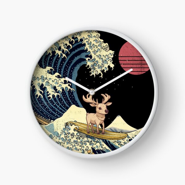 Item preview, Reindeer Kanagawa Japanese Surfing Wave designed and sold by rafaeltto.