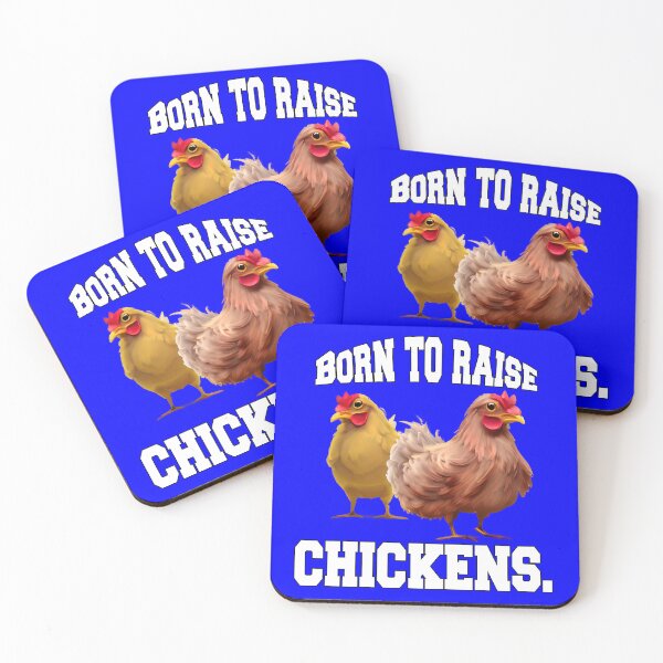 Item preview, Funny Chicken Farmer Humor Born To Raise Chickens designed and sold by fantasticdesign.