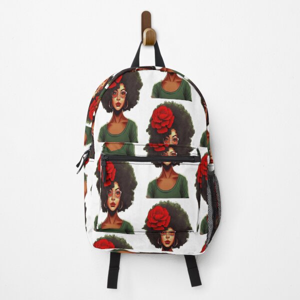 Item preview, Red Flower Afrogirl designed and sold by AWSai-4.