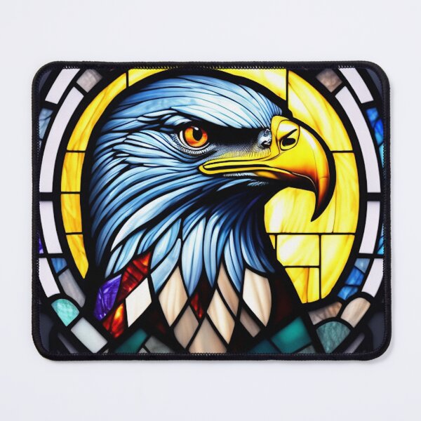 Item preview, Stained Glass Eagle Head designed and sold by DBSR-LLC.