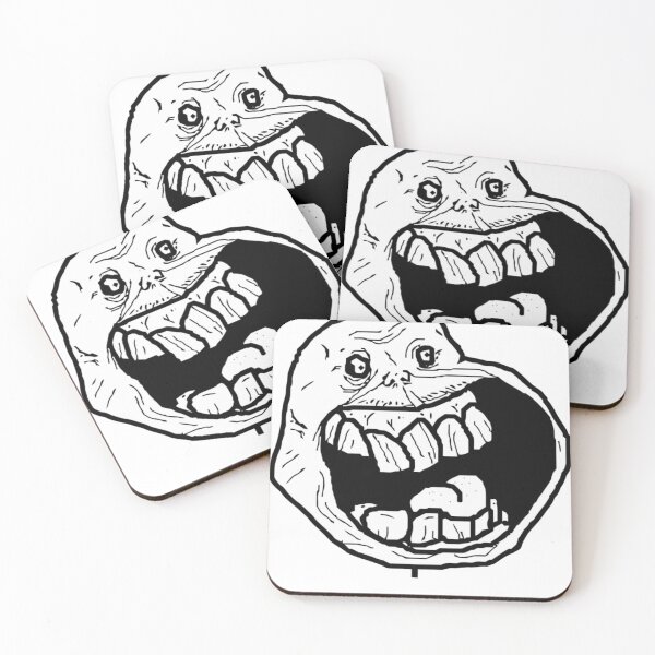 Item preview, Meme Face Sticker Decal  designed and sold by windowdecals.
