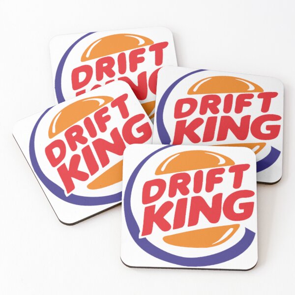 Item preview, Drift King Burger King Car Decal designed and sold by windowdecals.