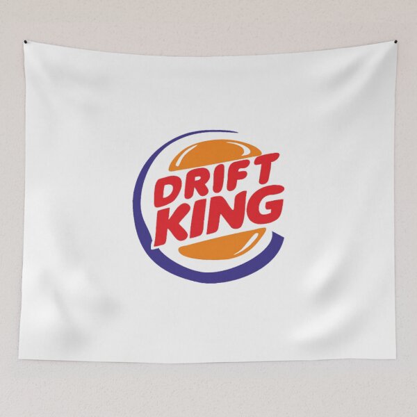 Item preview, Drift King Burger King Car Decal designed and sold by windowdecals.