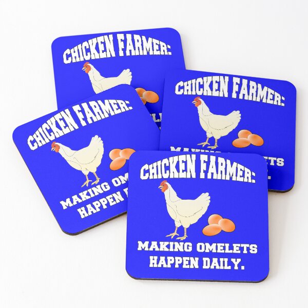 Item preview, Funny Chicken Farmer Humor Chicken Farmer: Making Omelets designed and sold by fantasticdesign.
