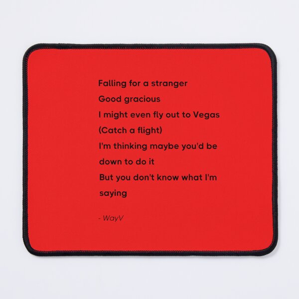 Item preview, Love talk lyrics - falling for a stranger, good gracious designed and sold by Ottokajii.