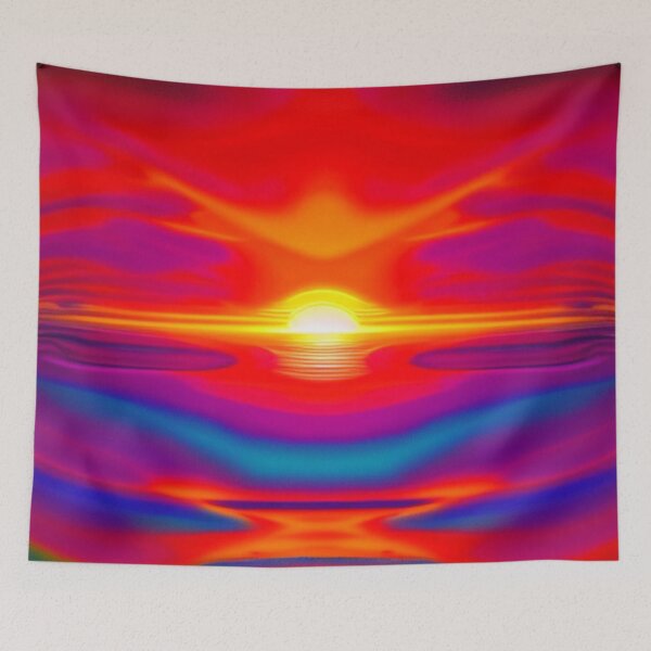 Item preview, Abstract Colorful Sunset designed and sold by calibrit.