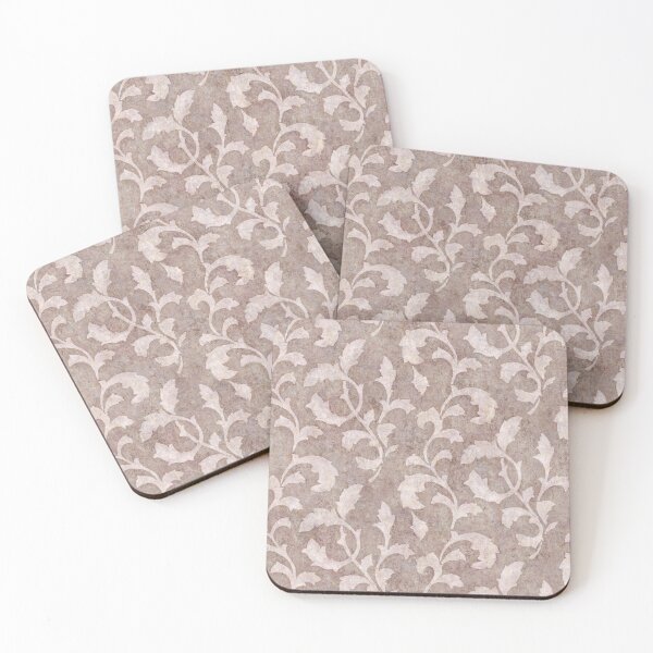 Item preview, Textured Scroll Pattern - Warm Brown designed and sold by Sarah Thorpe Designs .