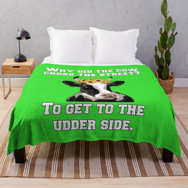 Item preview, Cow Farmer Farming Farm Life Is The Best Life Why Did The Cow Cross The Street? designed and sold by fantasticdesign.