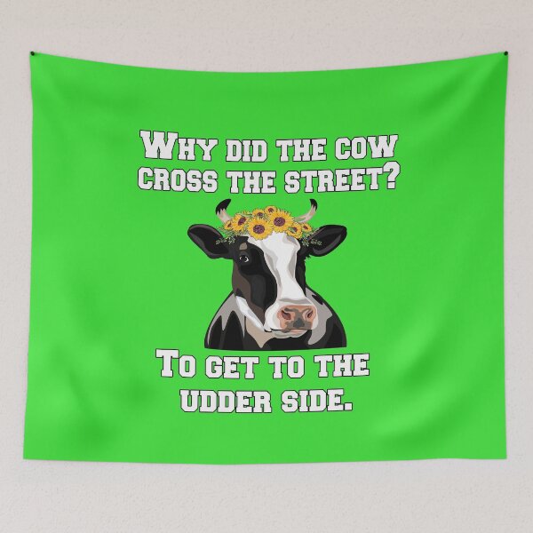 Item preview, Cow Farmer Farming Farm Life Is The Best Life Why Did The Cow Cross The Street? designed and sold by fantasticdesign.